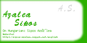 azalea sipos business card
